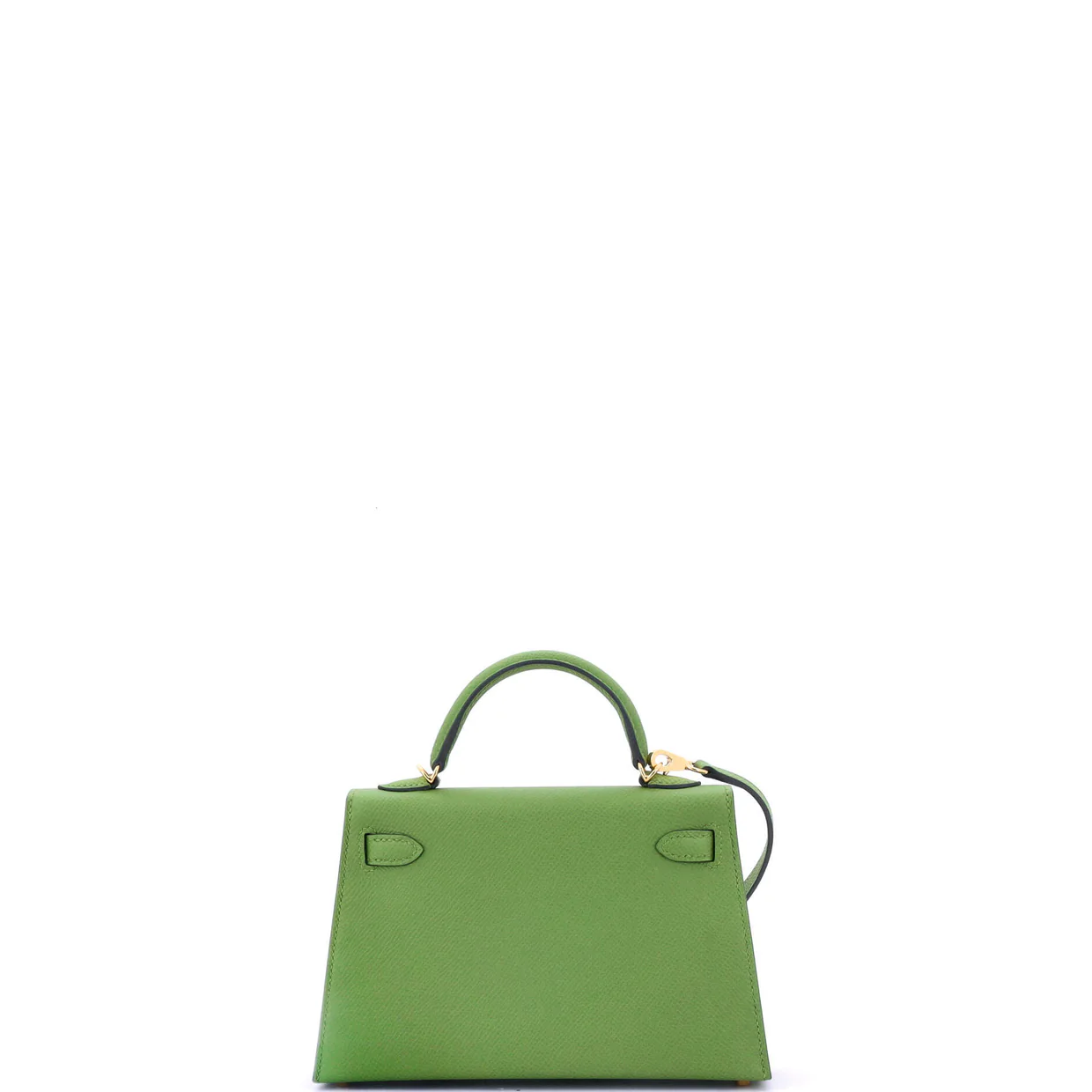 Kelly Mini II Bag Vert Yucca Epsom with Gold Hardware 20 - Deep Luxury