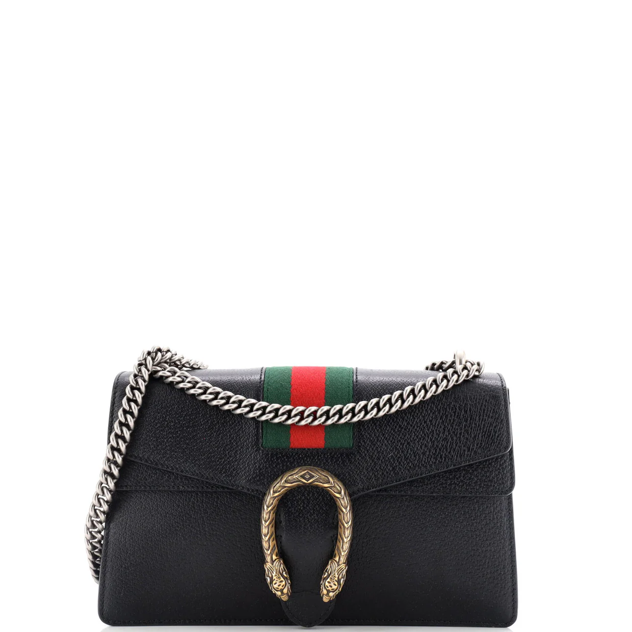 Web Dionysus Bag Leather Small - Deep Luxury