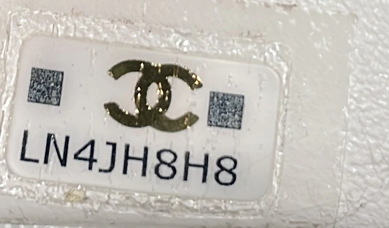 CC Tennis Racket Clutch with Chain Quilted Canvas and Leather - Deep Luxury