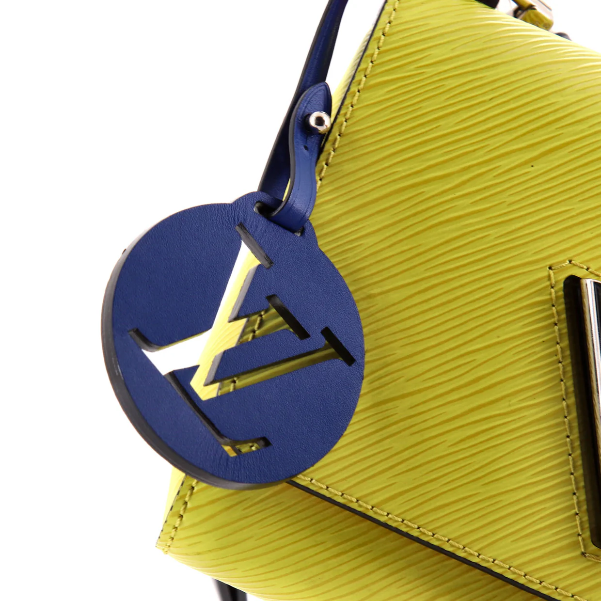 Braided Handle Twist Bag Epi Leather PM - Deep Luxury