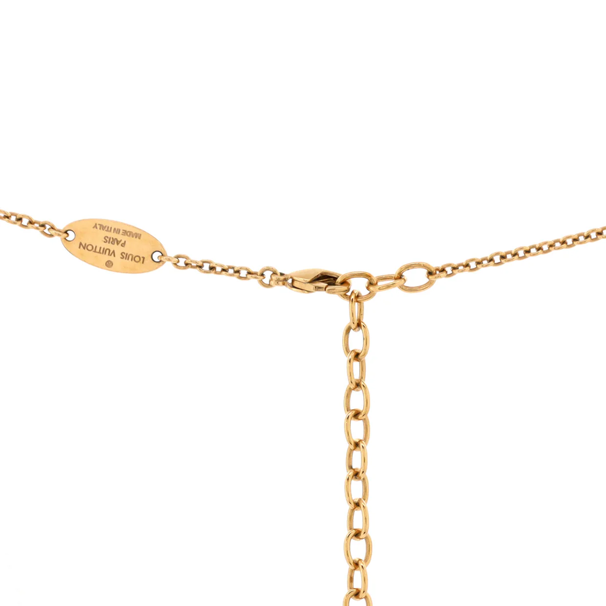 Essential V Planet Necklace Metal and Rhinestones - Deep Luxury