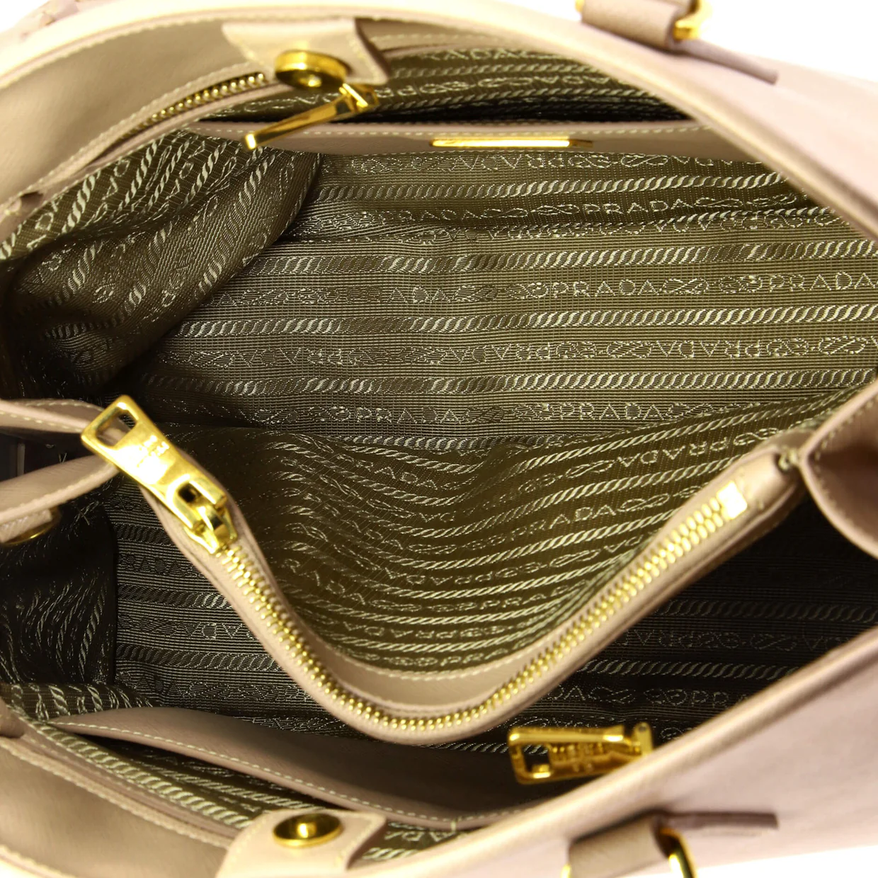 Open Promenade Bag Saffiano Leather Large - Deep Luxury