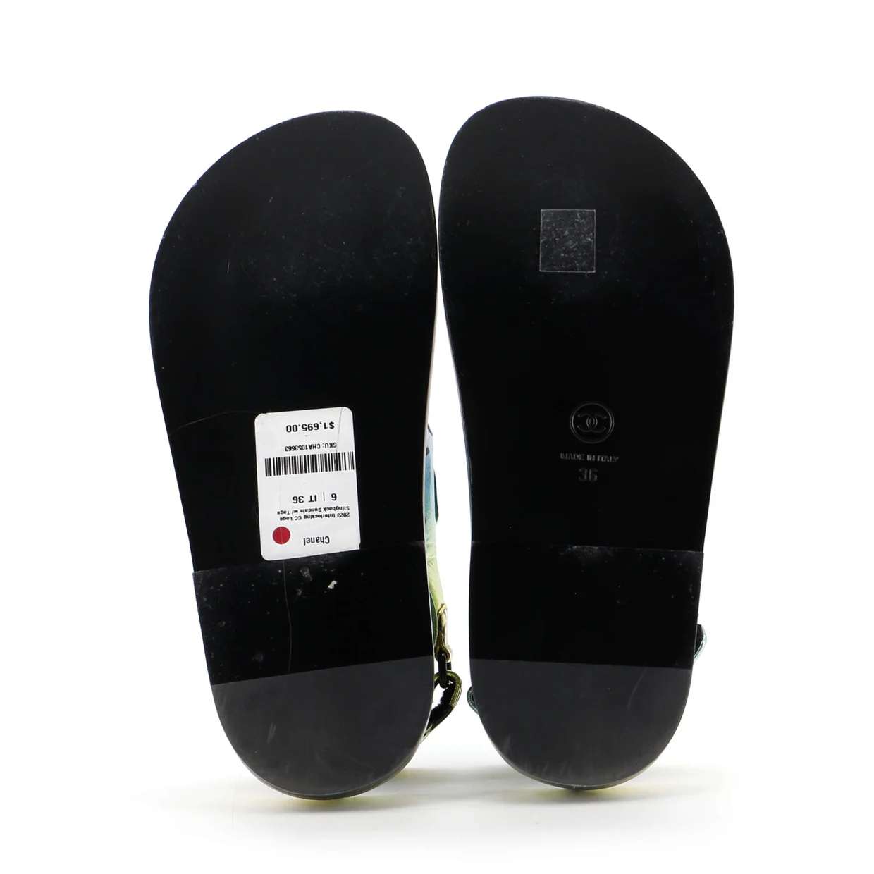 Women's Velcro Dad Sandals Printed Laminated Leather - Deep Luxury