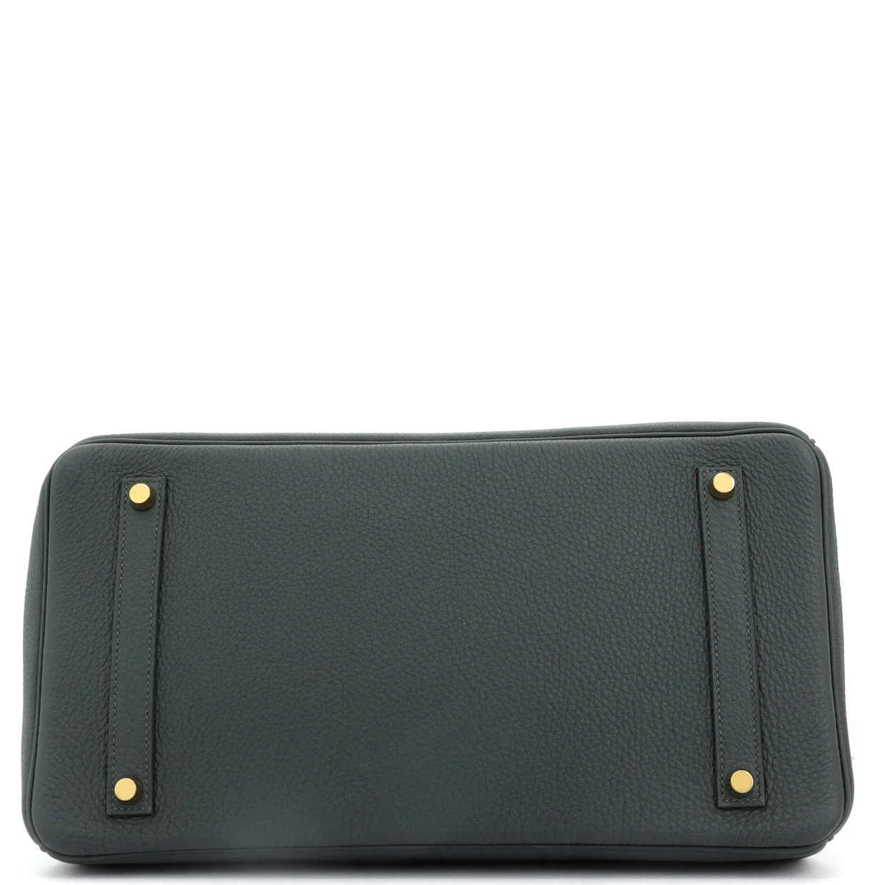 Birkin Handbag Vert Cypress Togo with Gold Hardware 35 - Deep Luxury