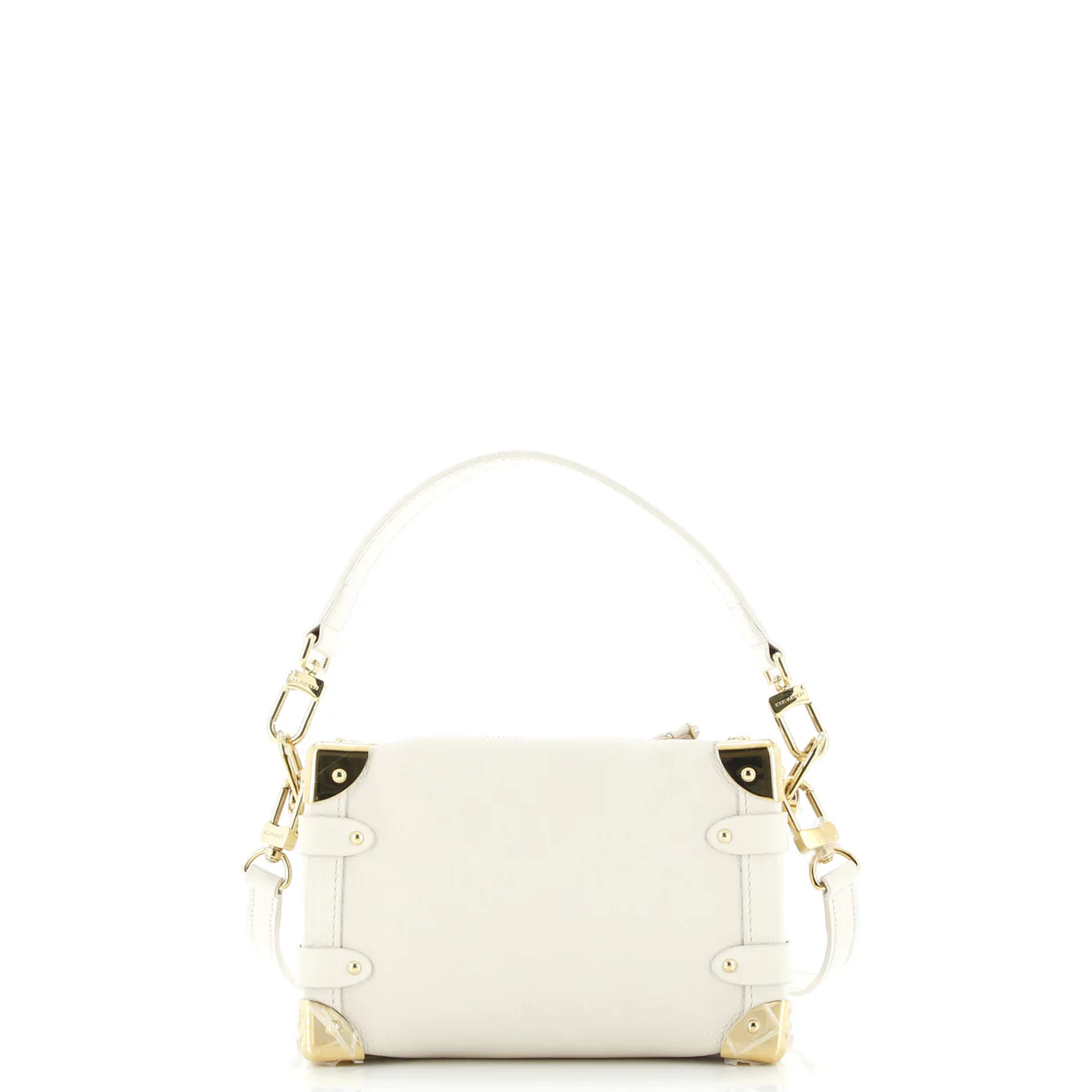 Side Trunk Handbag Taurillon Leather PM - Deep Luxury