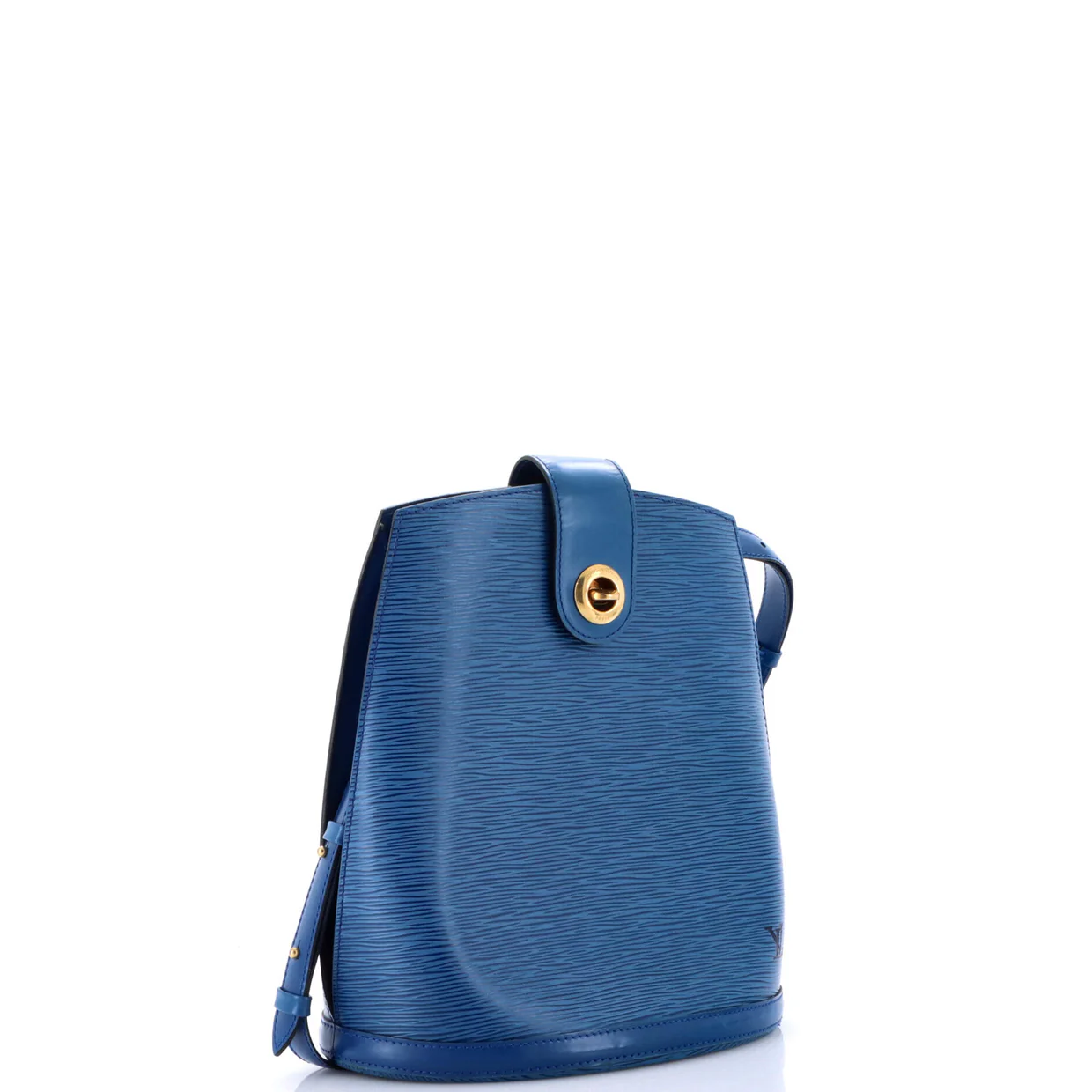 Cluny Shoulder Bag Epi Leather - Deep Luxury