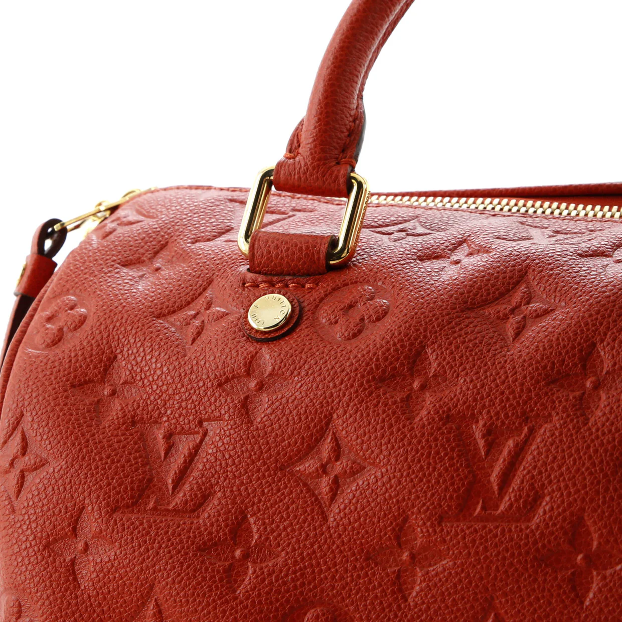 Speedy Bandouliere Bag Monogram Empreinte Leather 25 - Deep Luxury