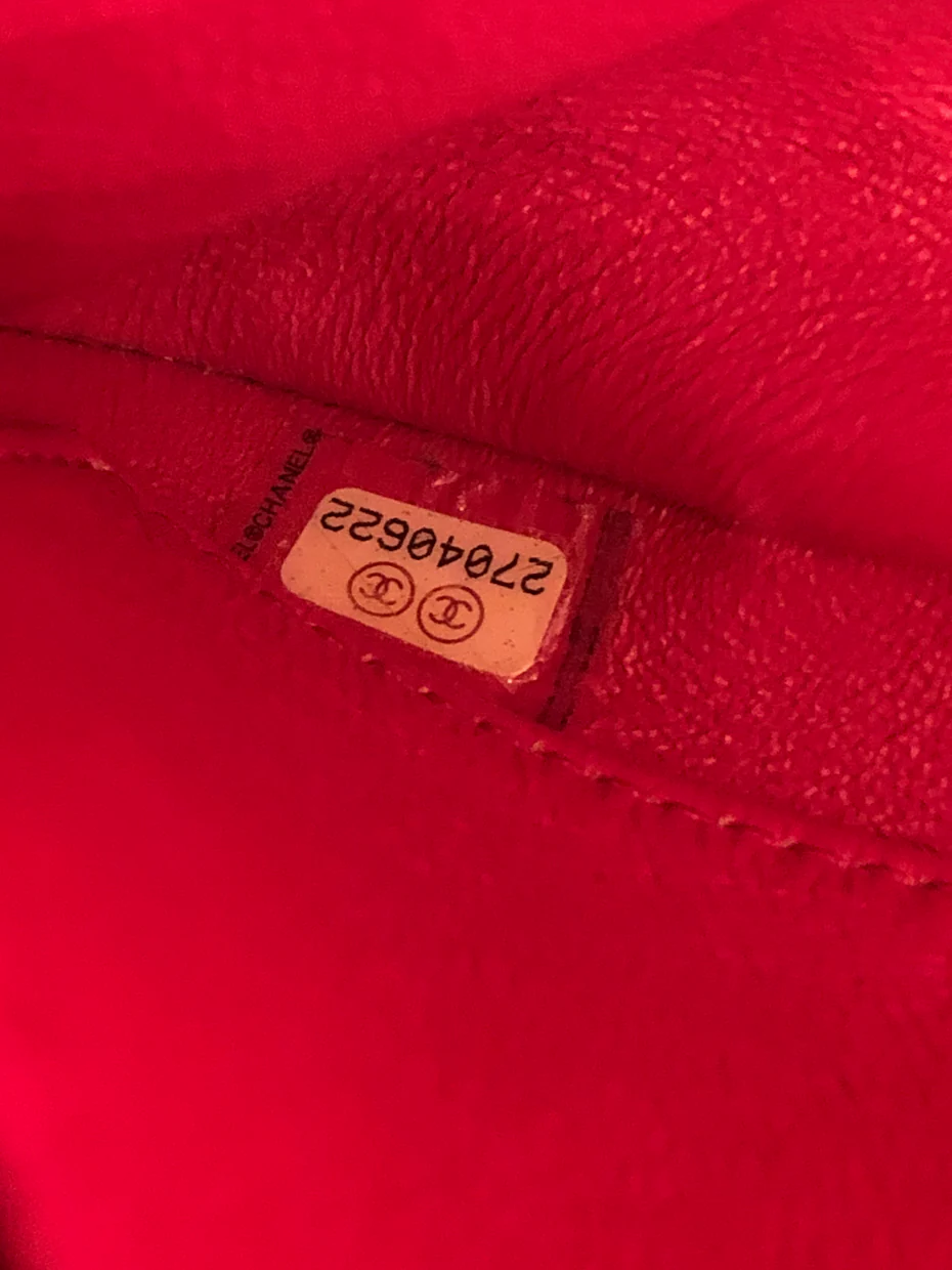 Trendy CC Top Handle Bag Chevron Lambskin Small - Deep Luxury