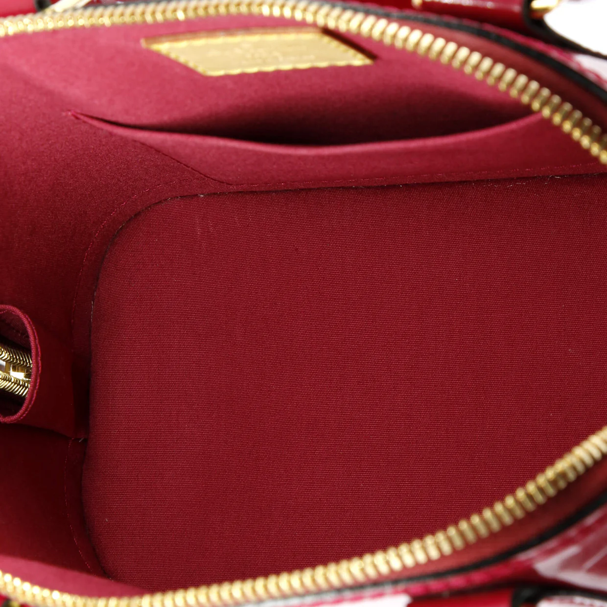 Alma Handbag Monogram Vernis BB - Deep Luxury