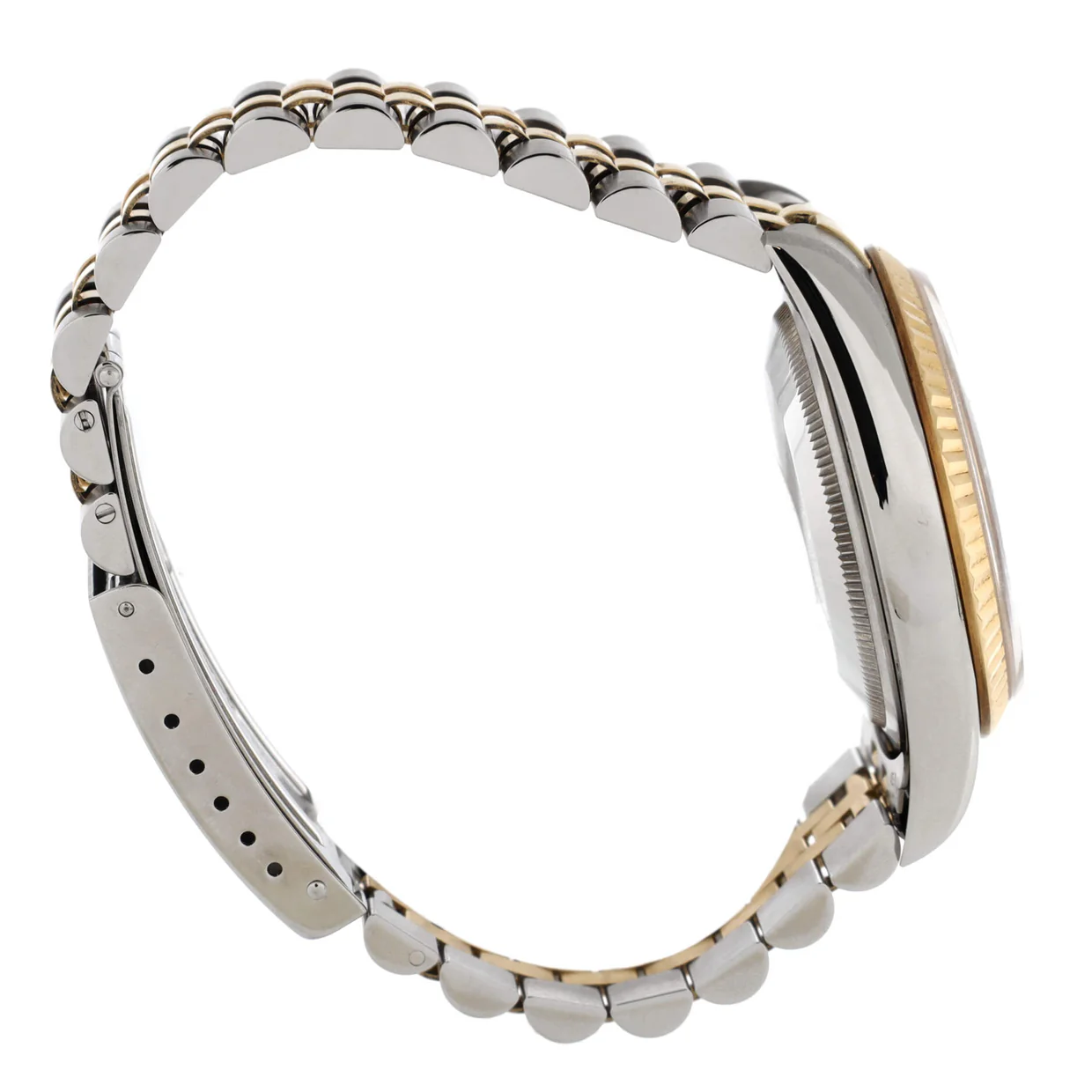 Oyster Perpetual Datejust Automatic Watch Stainless Steel and Yellow Gold with Diamond Markers 36 - Deep Luxury