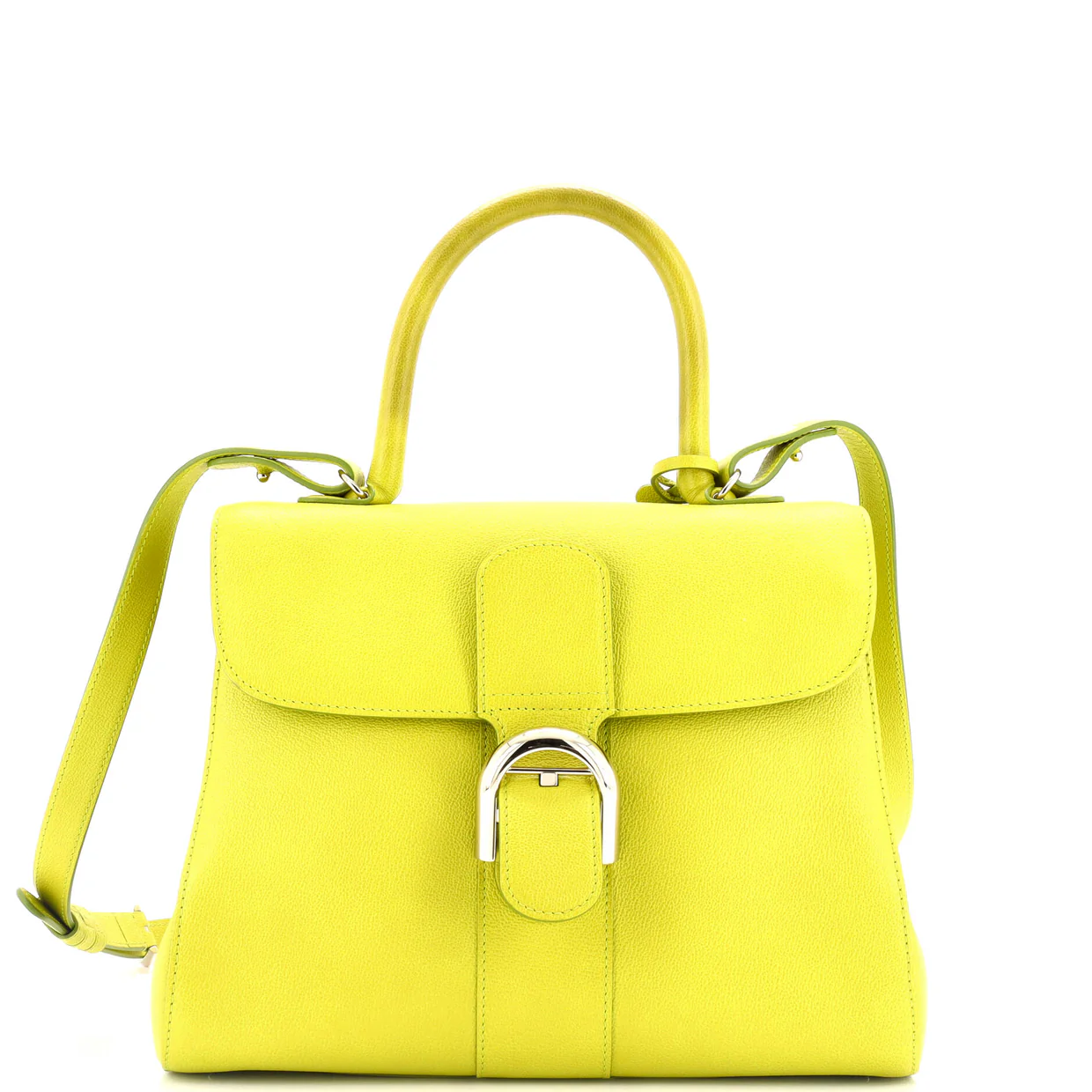 Brillant Top Handle Bag Leather MM - Deep Luxury
