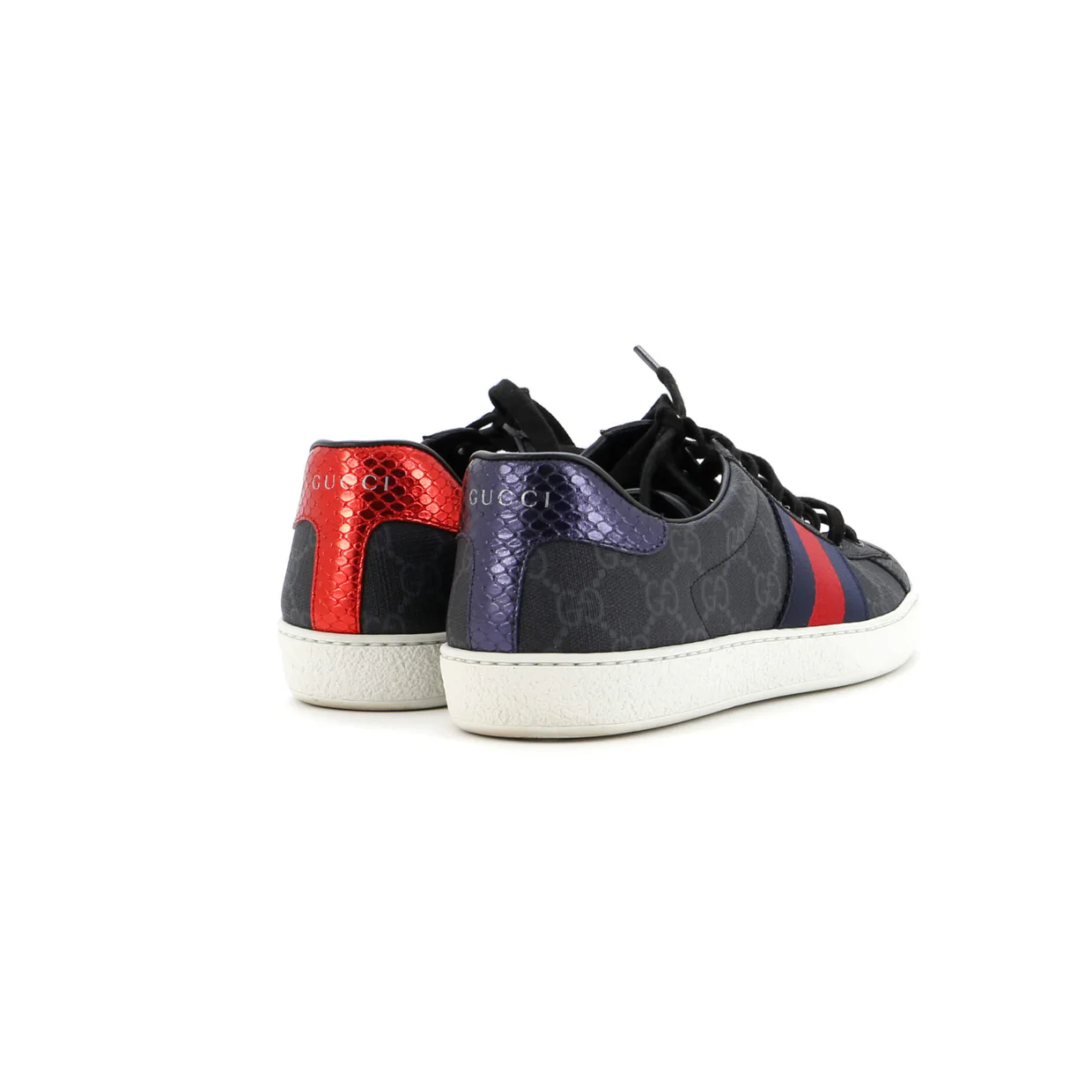 Ace Sneakers GG Coated Canvas - Deep Luxury