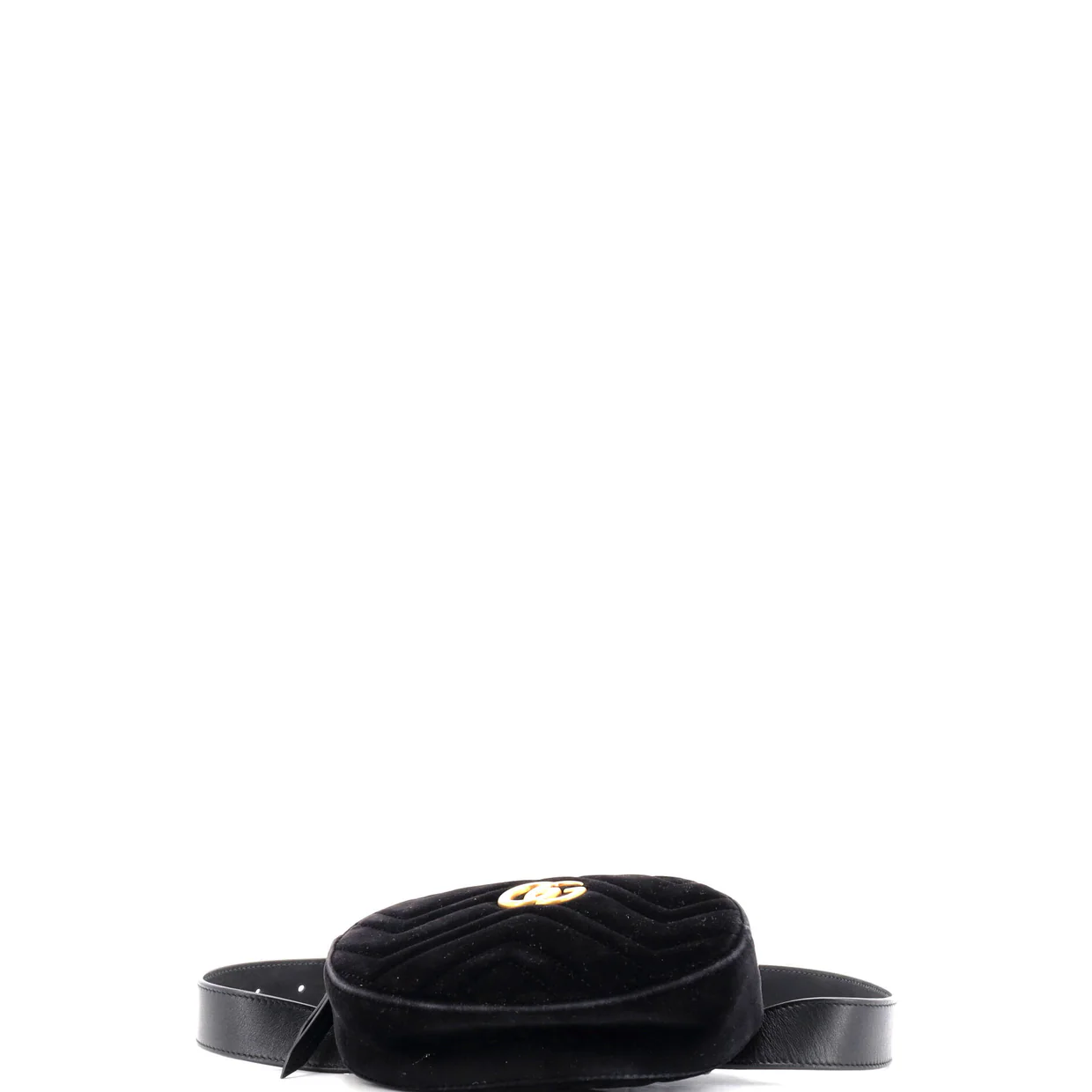 GG Marmont Belt Bag Matelasse Velvet - Deep Luxury