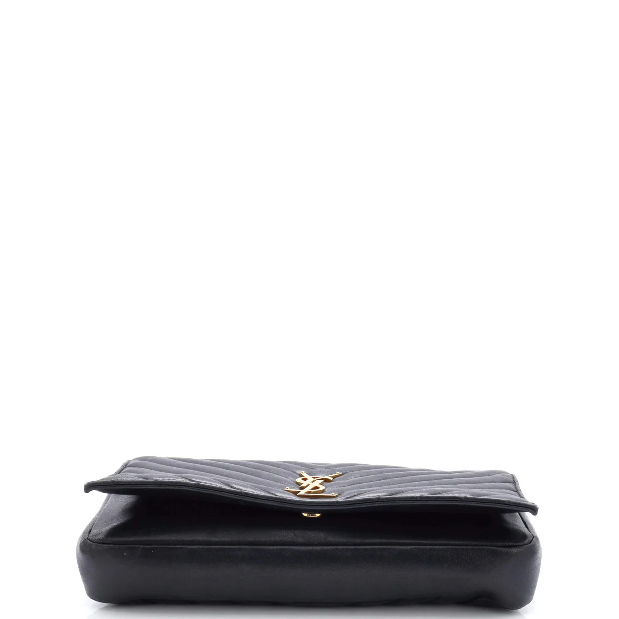 Kate 99 Flap Bag Chevron Leather Medium - Deep Luxury