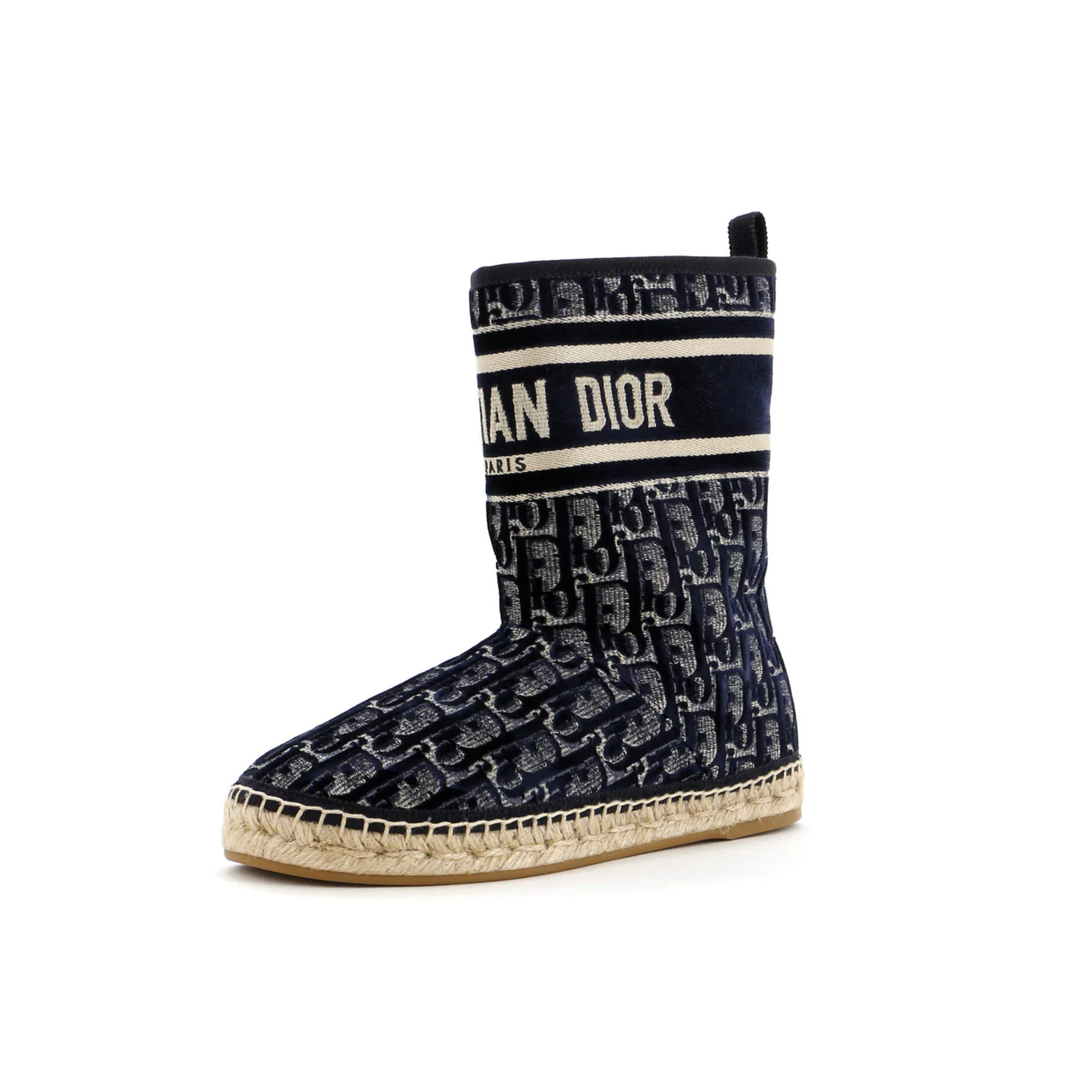 Women's Granville Espadrille Boots Velvet Oblique - Deep Luxury
