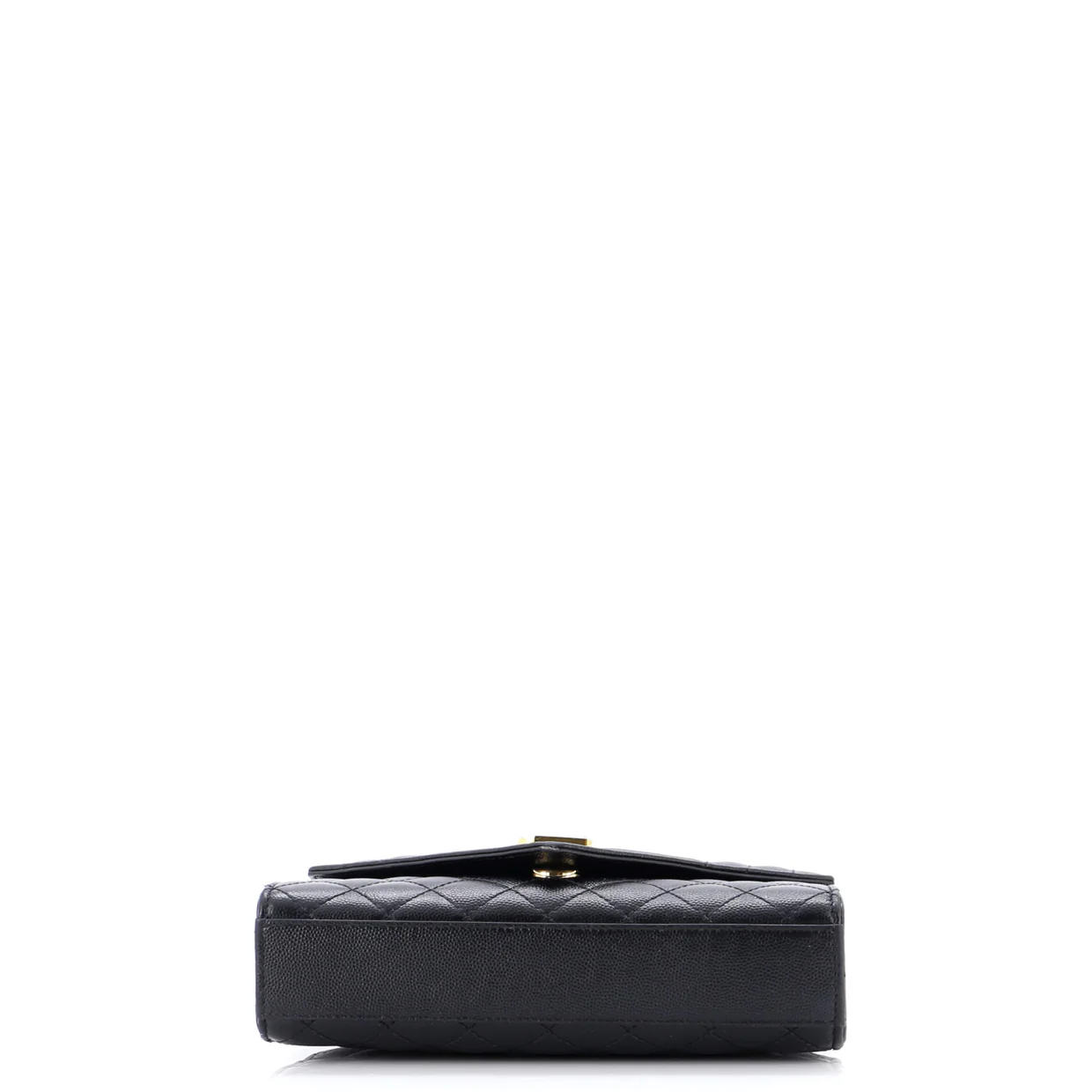 Classic Monogram Envelope Satchel Mixed Matelasse Leather Small - Deep Luxury