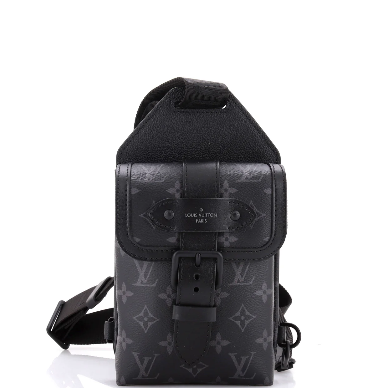 Saumur Slingbag Monogram Eclipse Canvas - Deep Luxury