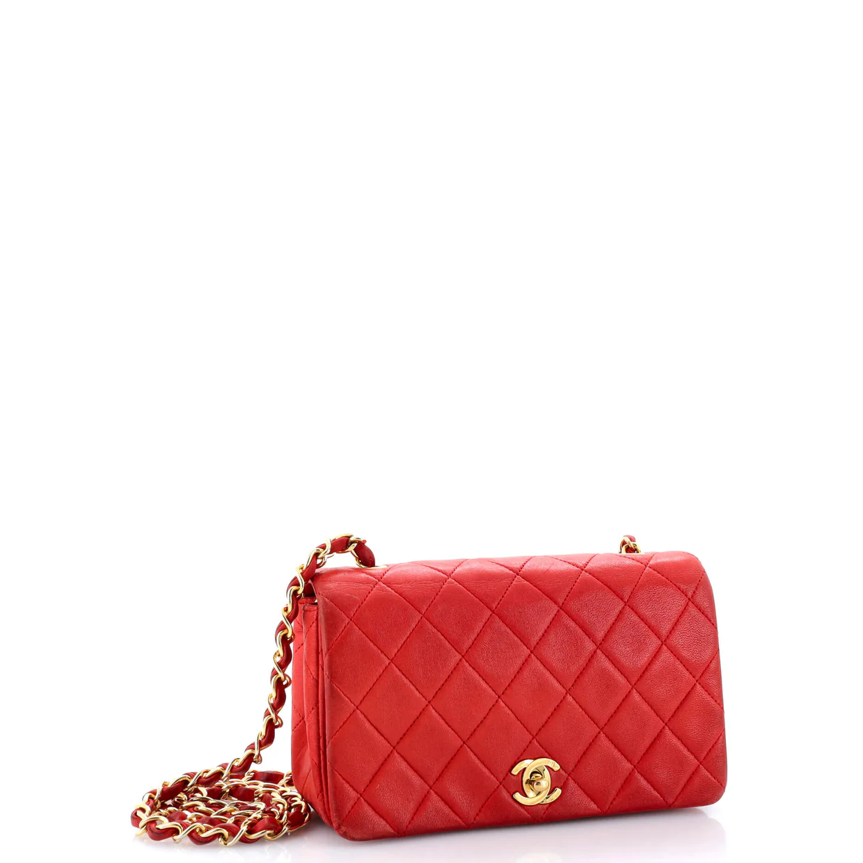 Vintage Full Flap Bag Quilted Lambskin Mini - Deep Luxury