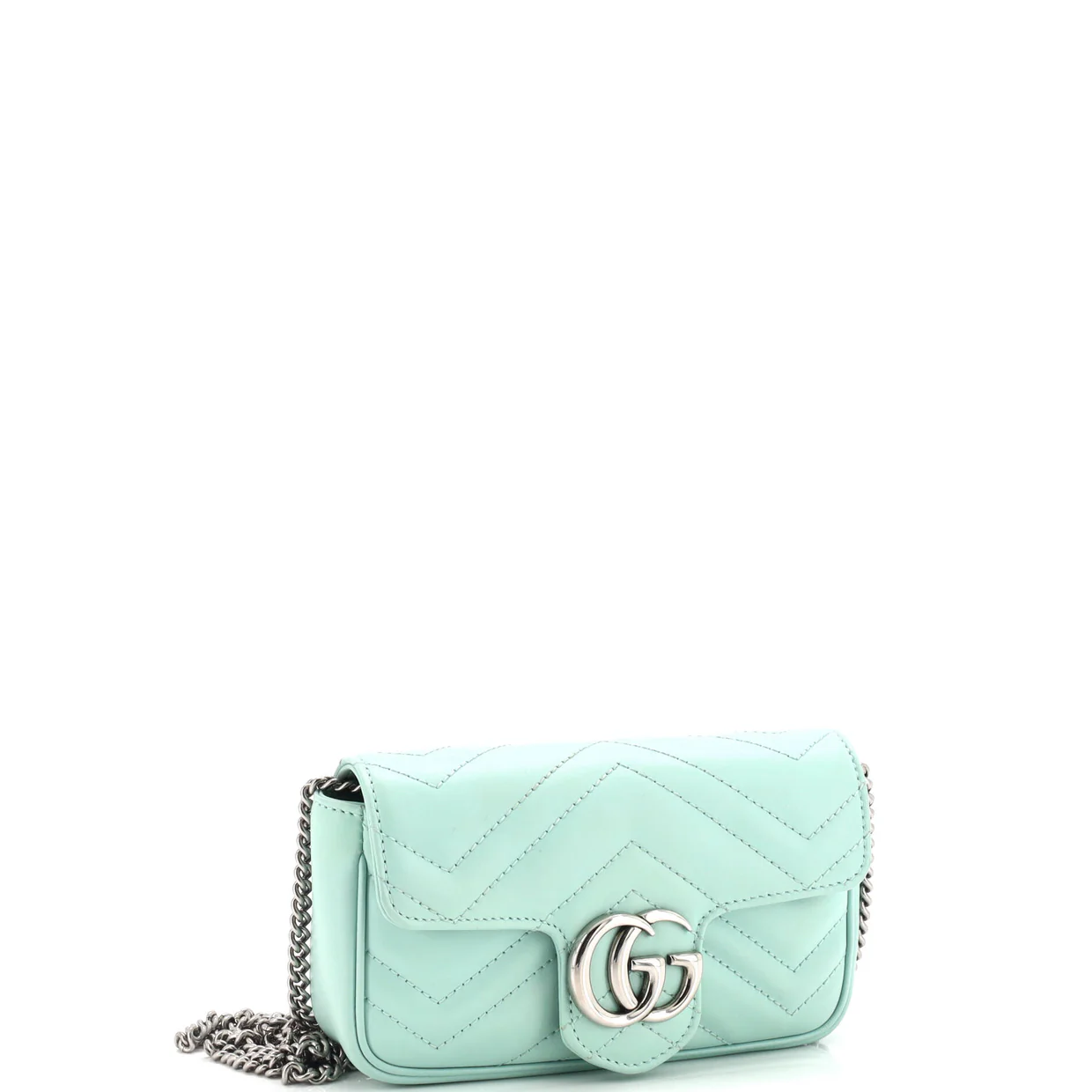 GG Marmont Monochrome Flap Bag Matelasse Leather Super Mini - Deep Luxury