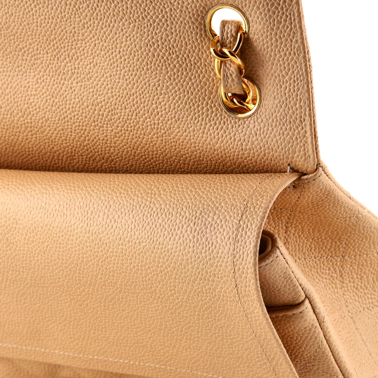 Classic Double Flap Bag Quilted Caviar Jumbo - Deep Luxury