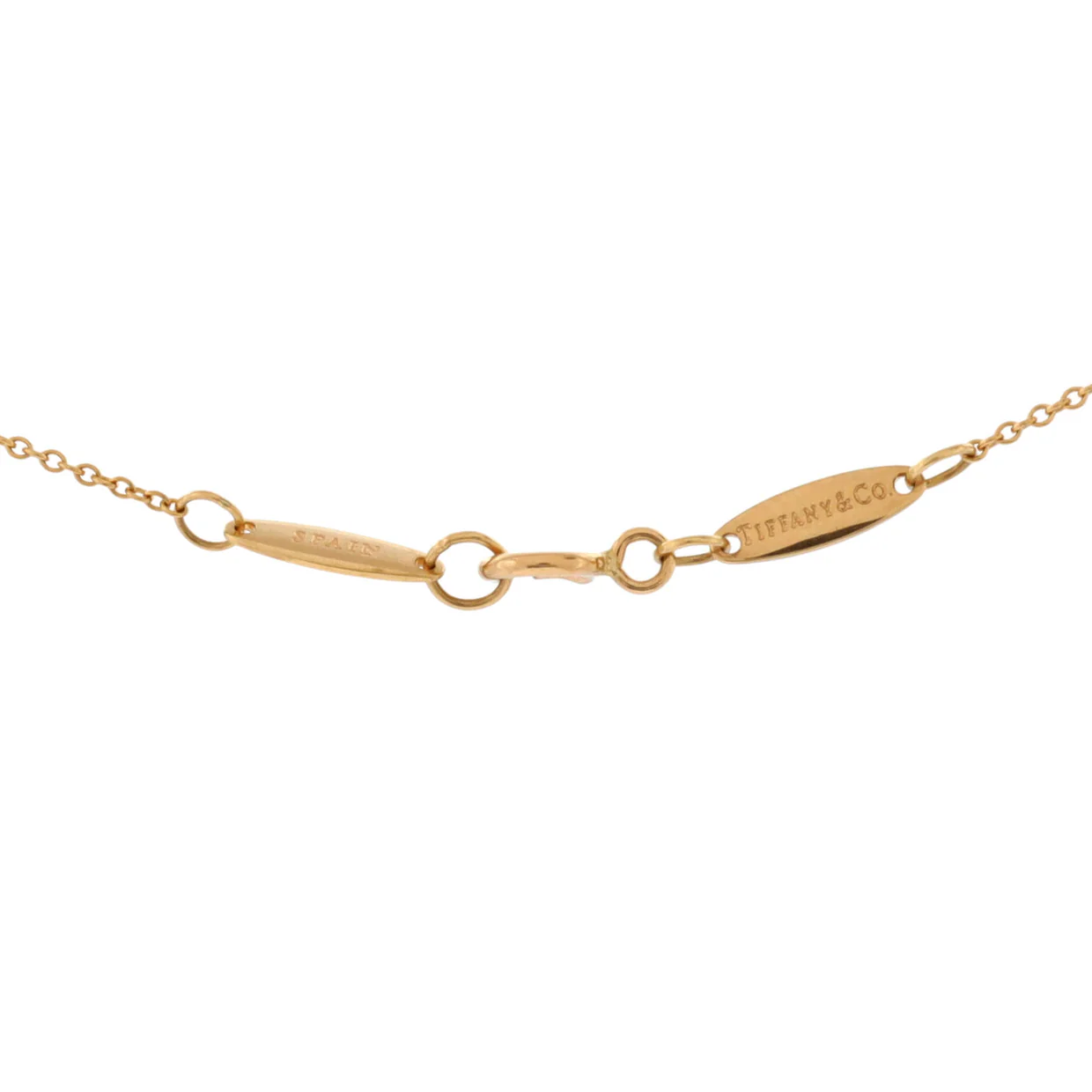 Elsa Peretti Open Heart Pendant Necklace 18K Yellow Gold 7mm - Deep Luxury