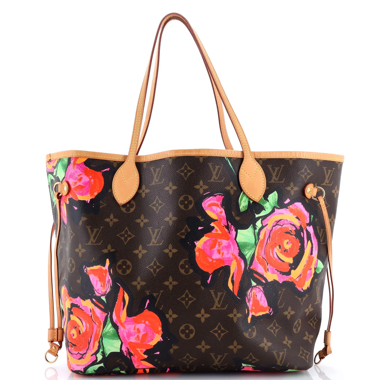Neverfull Tote Limited Edition Monogram Roses MM - Deep Luxury