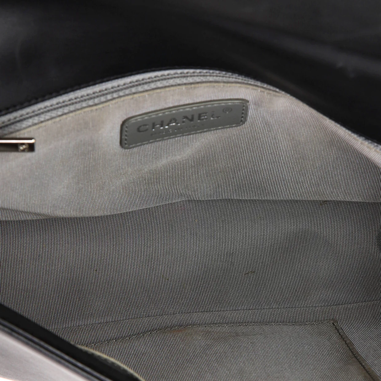 Boy Flap Bag Chevron Calfskin New Medium - Deep Luxury