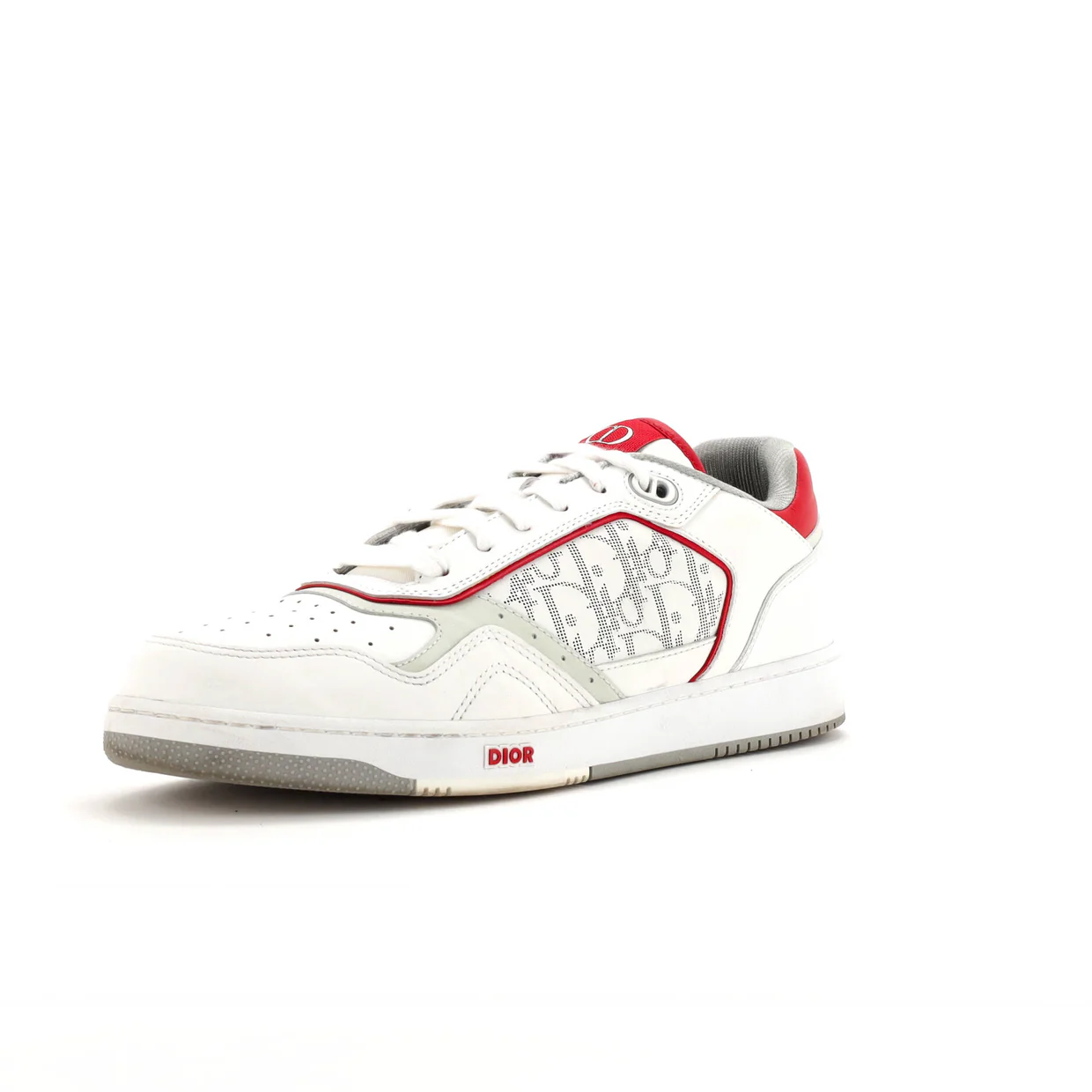 Men's B27 Low-Top Sneakers Leather with Oblique Galaxy Leather - Deep Luxury