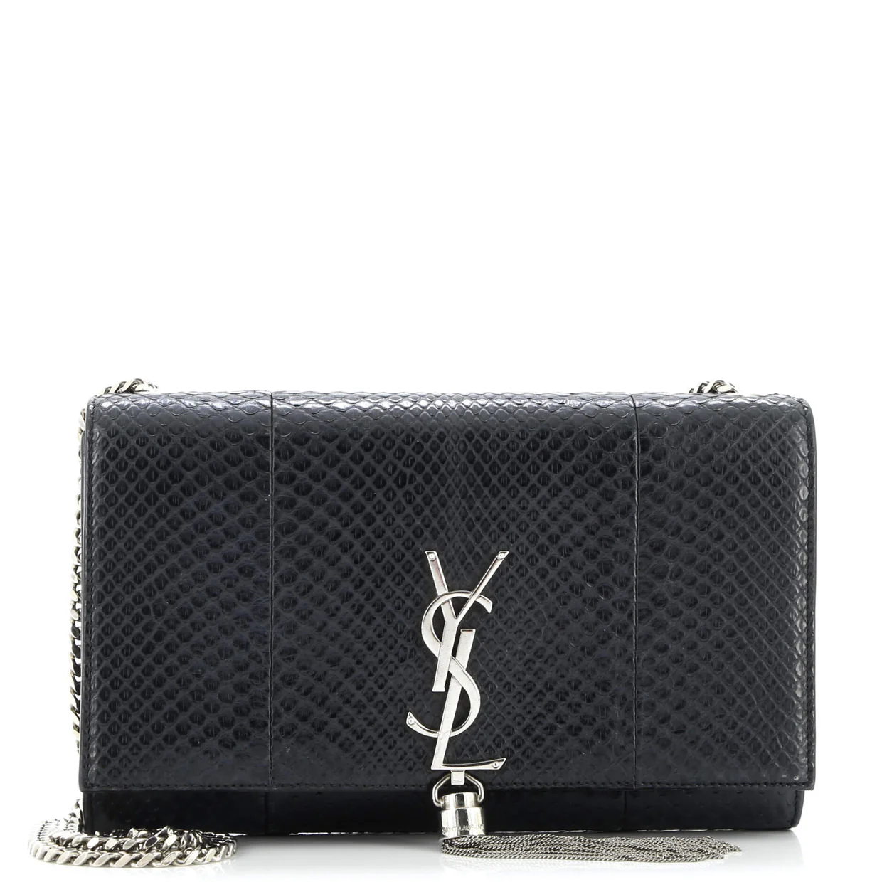 Classic Monogram Tassel Crossbody Bag Python Medium - Deep Luxury