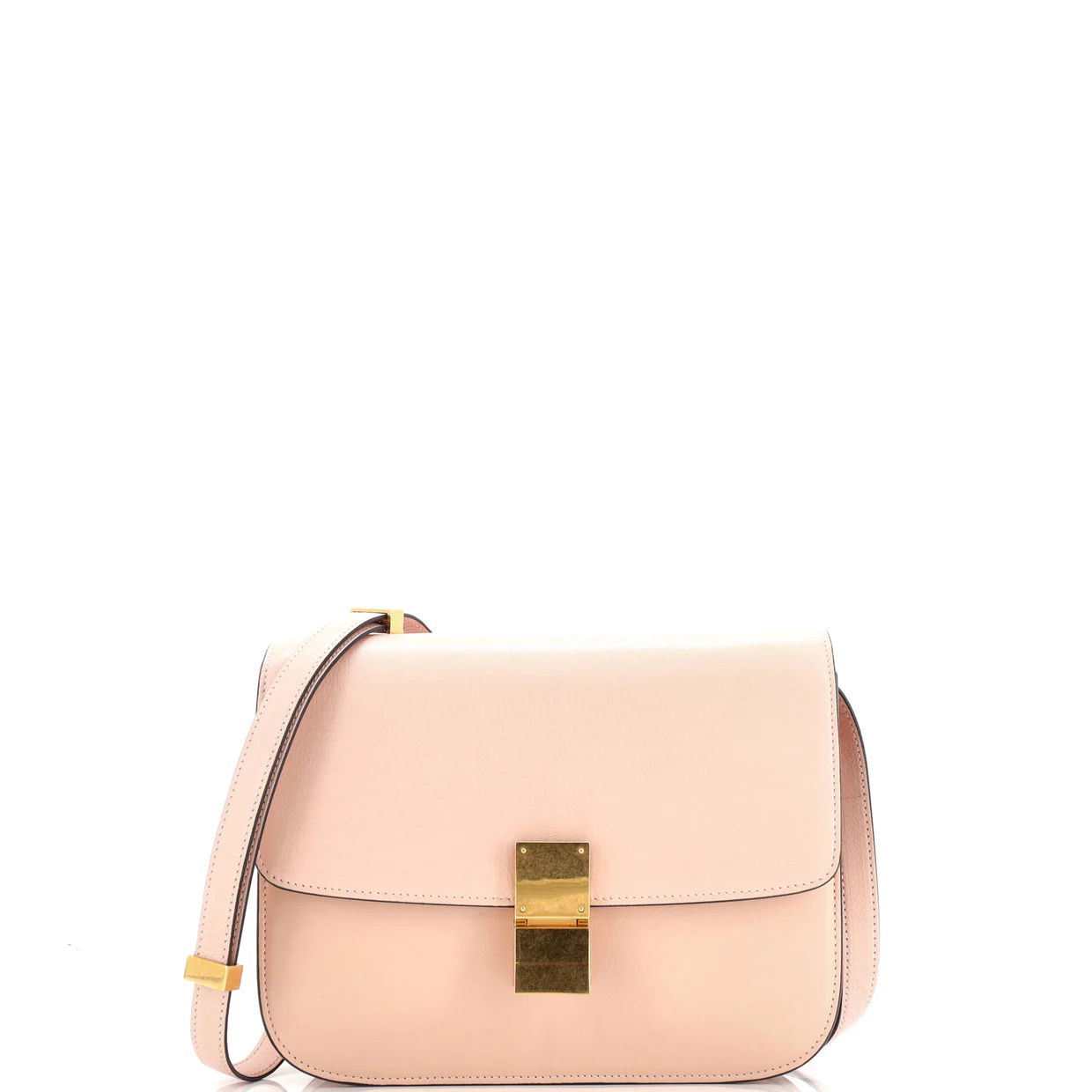 Classic Box Bag Grainy Leather Medium - Deep Luxury