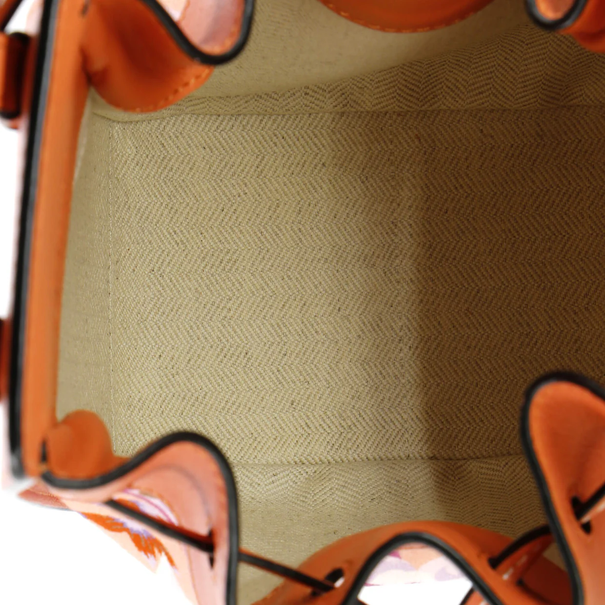 Hammock Bag Leather and Printed Canvas Mini - Deep Luxury