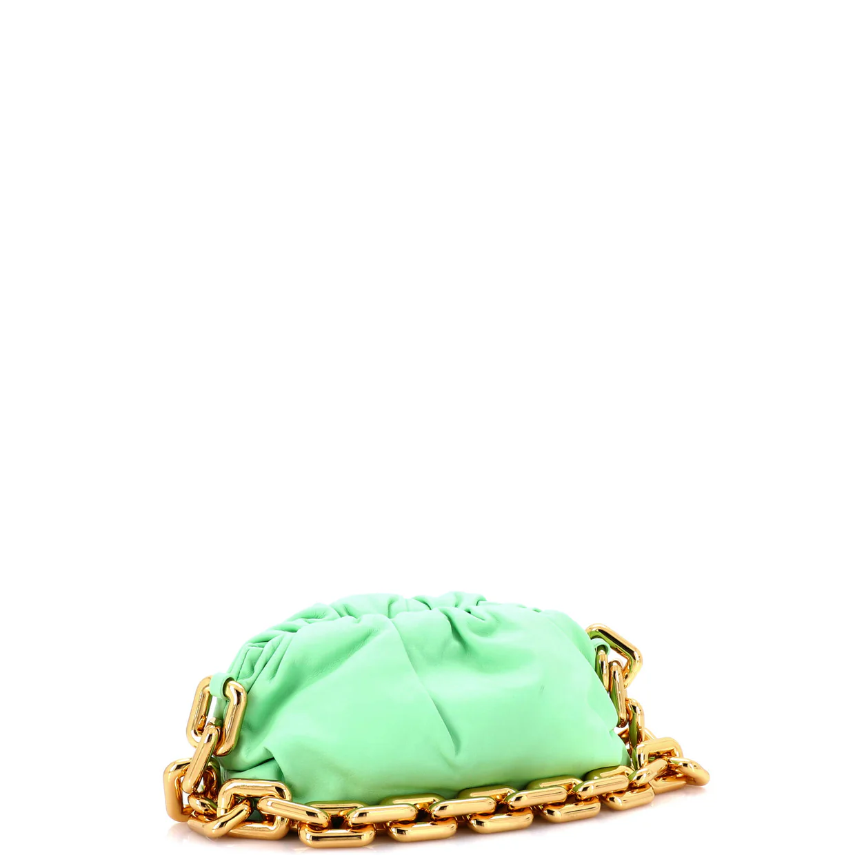 The Chain Pouch Leather Teen - Deep Luxury