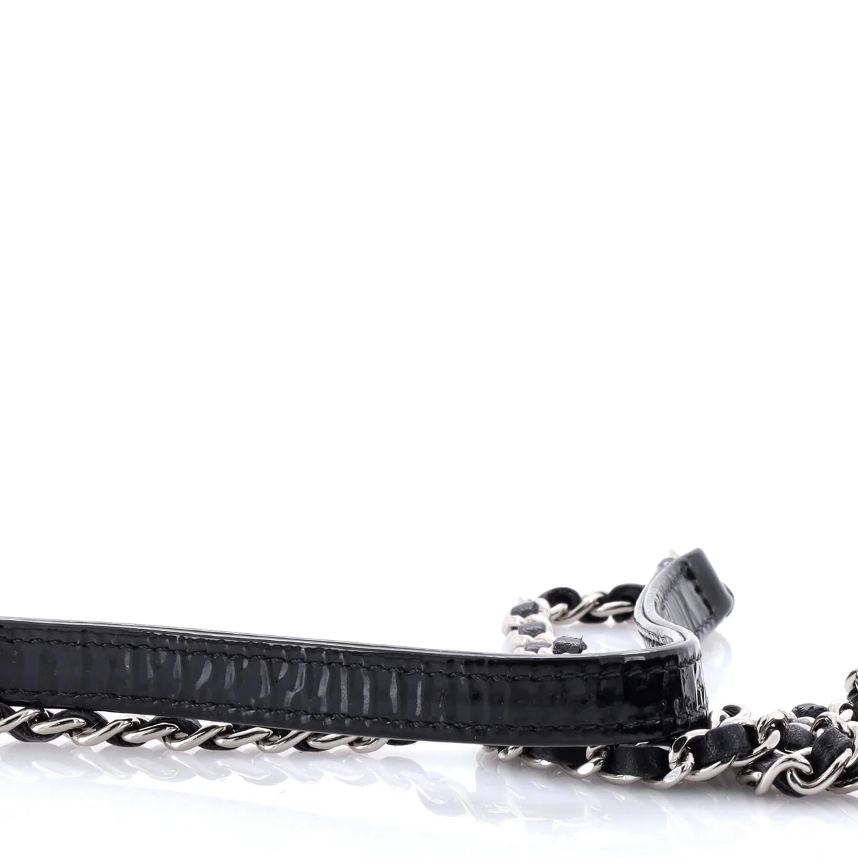 Boy Brick Flap Bag Striped Patent and Plexiglass Horizontal - Deep Luxury