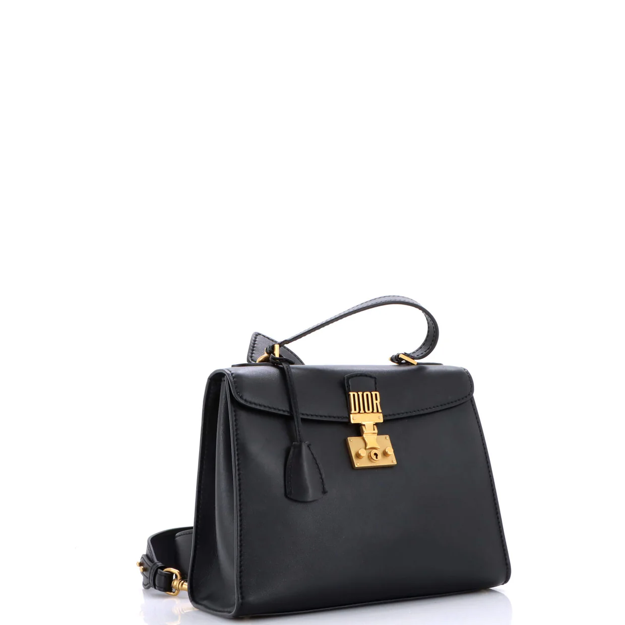 Dioraddict Top Handle Bag Leather Medium - Deep Luxury