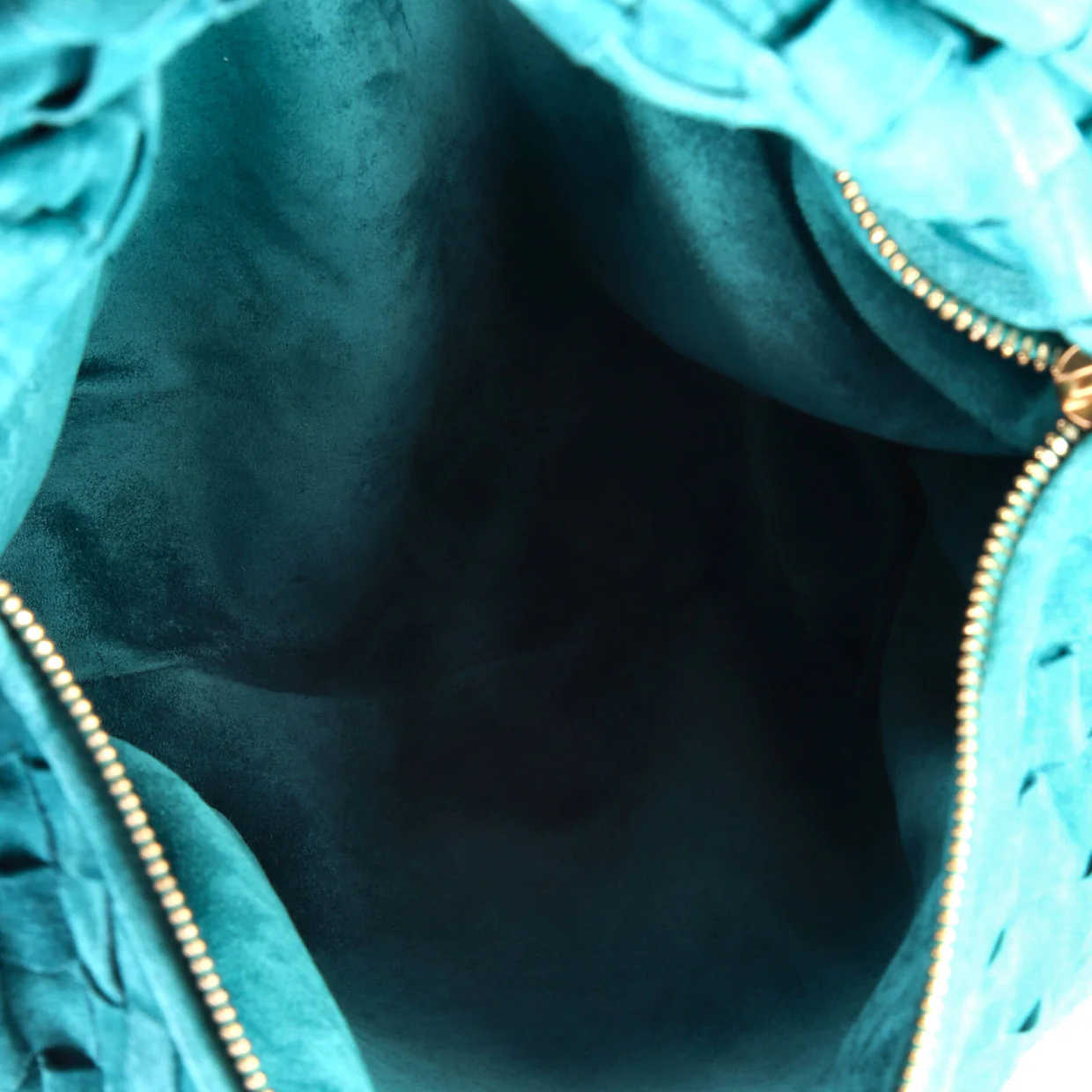 BV Jodie Hobo Intrecciato Suede Teen - Deep Luxury