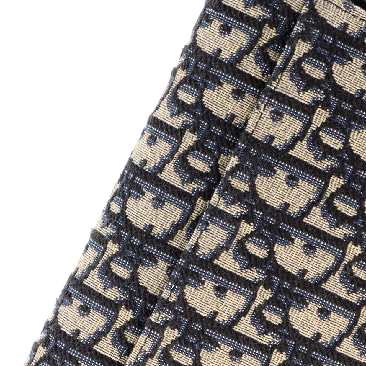 Saddle Chain Wallet Oblique Canvas - Deep Luxury