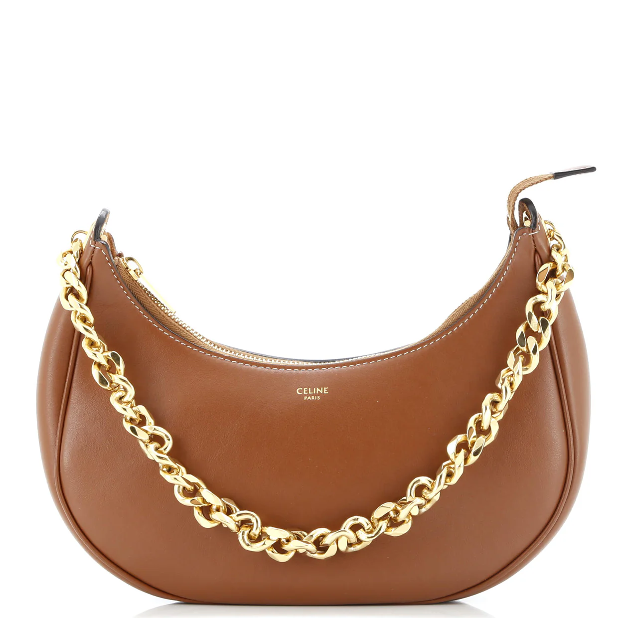 Ava Chain Bag Leather Medium - Deep Luxury