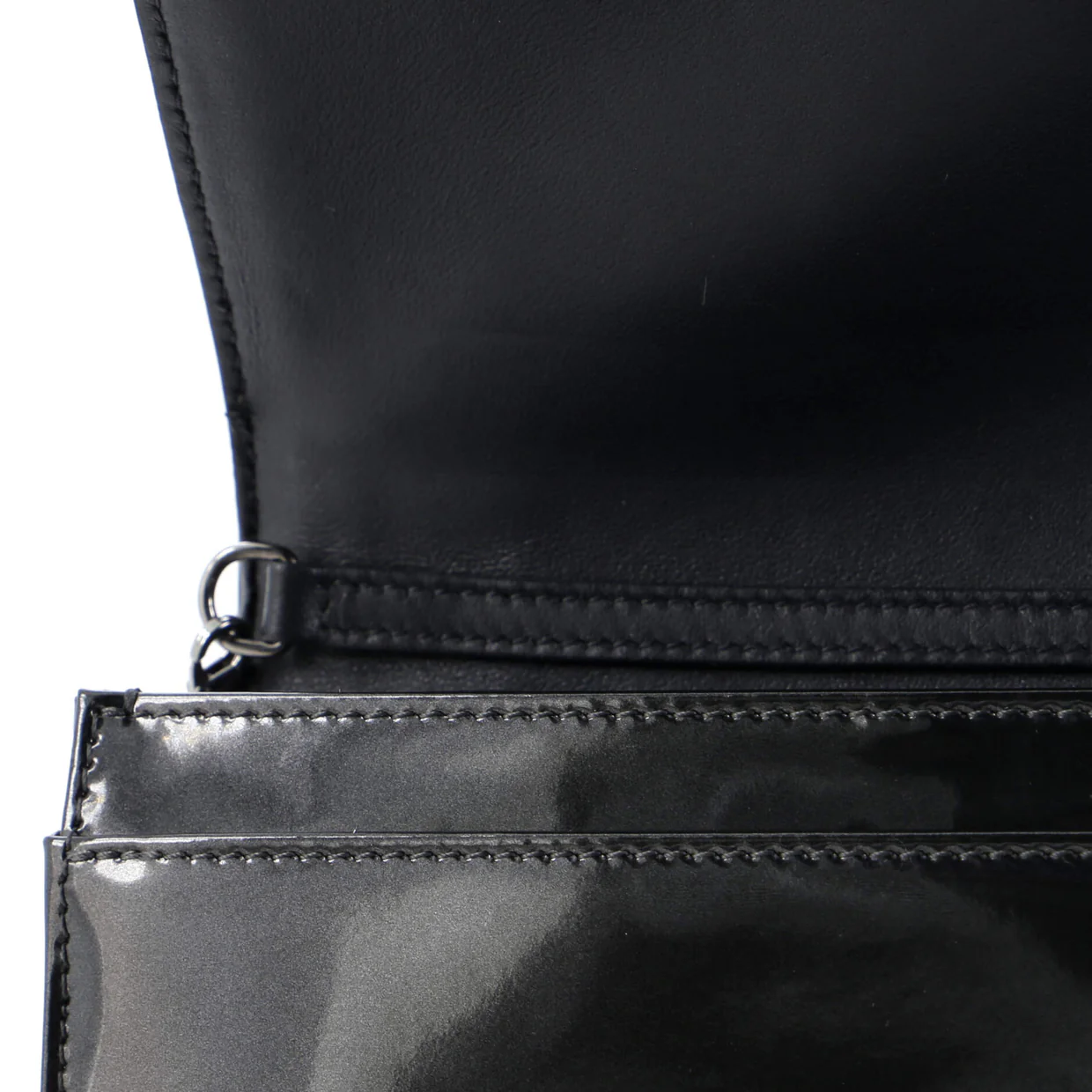 Diorama Wallet on Chain Cannage Embossed Calfskin - Deep Luxury