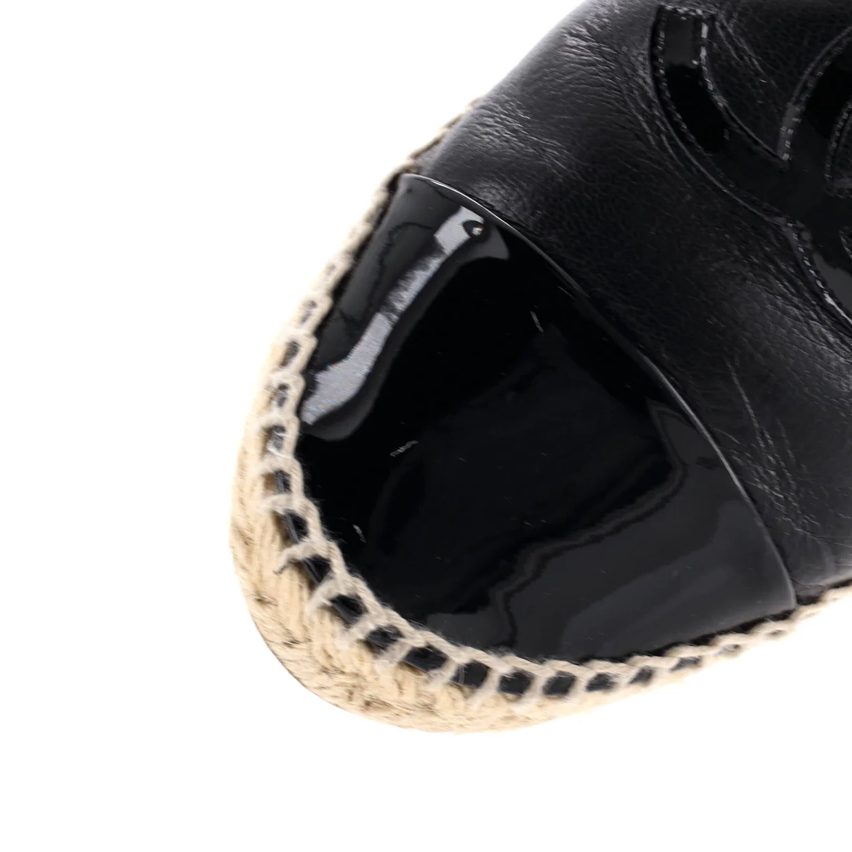 Women's CC Mule Espadrilles Leather - Deep Luxury