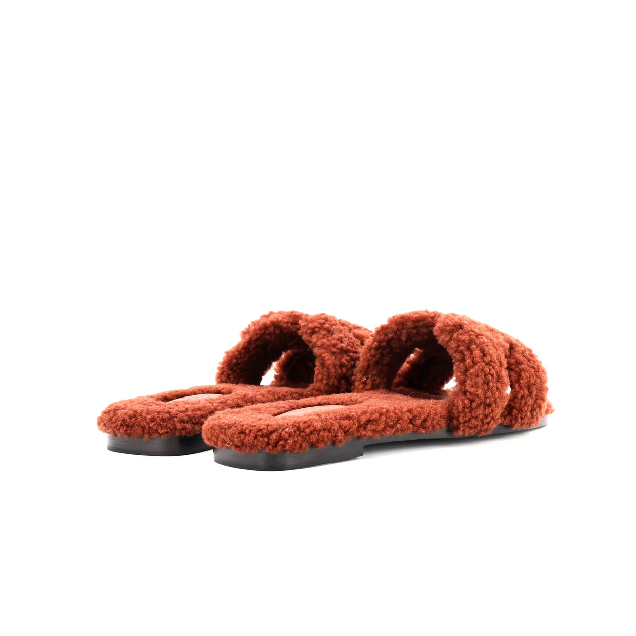 Women's Oran Sandals Shearling - Deep Luxury