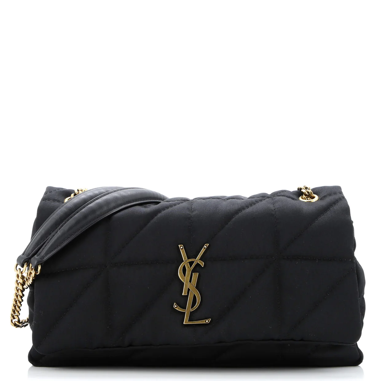 Jamie Flap Bag Quilted Satin Medium - Deep Luxury