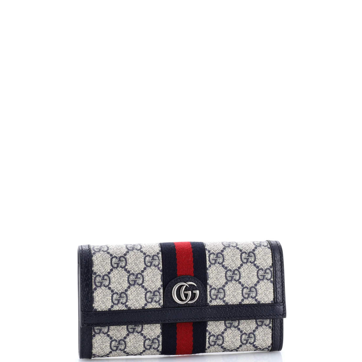 Ophidia Continental Wallet GG Coated Canvas - Deep Luxury