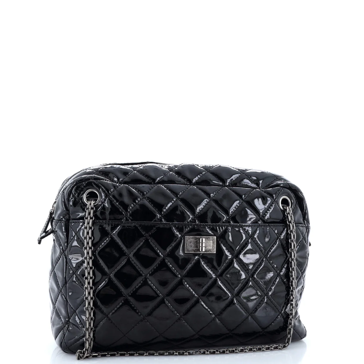 Reissue Camera Bag Quilted Patent Large - Deep Luxury