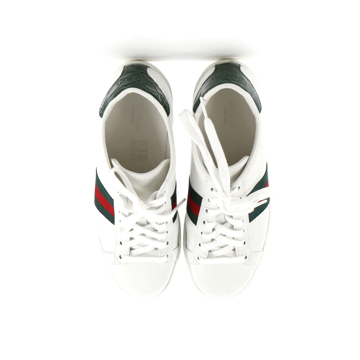 Women's Ace Web Platform Sneakers Leather - Deep Luxury