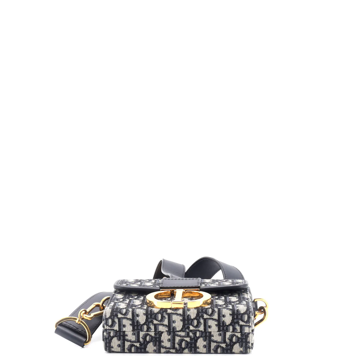 30 Montaigne Box Bag Oblique Canvas - Deep Luxury