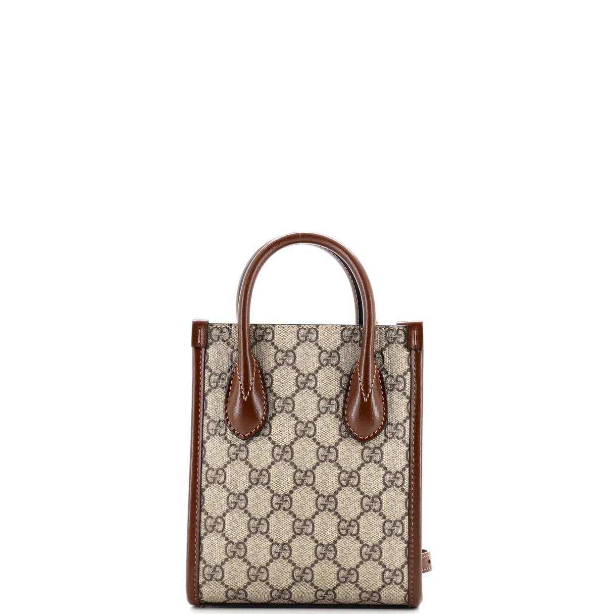 Interlocking G Patch Tote GG Coated Canvas Mini - Deep Luxury