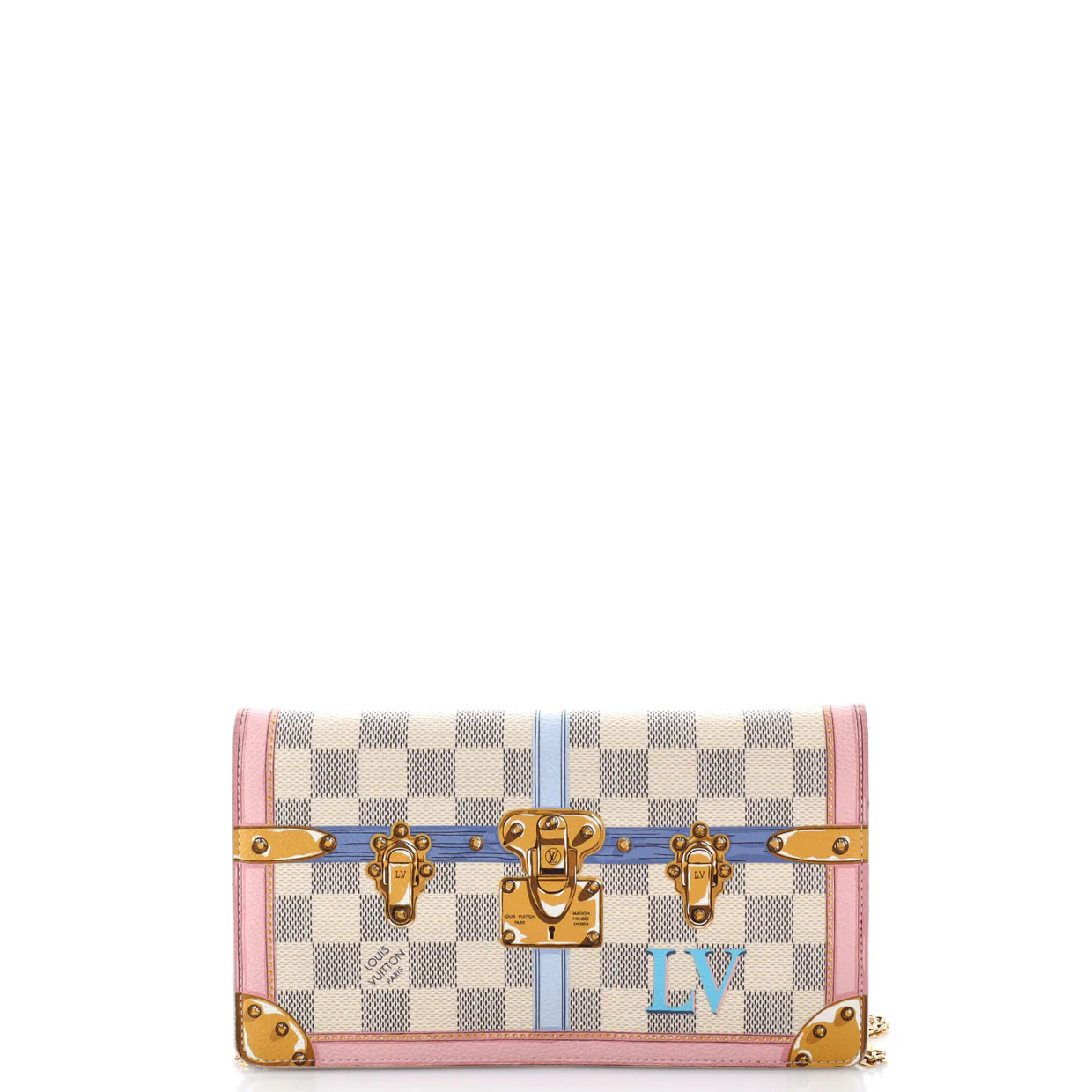 Weekend Pochette Limited Edition Damier Summer Trunks - Deep Luxury