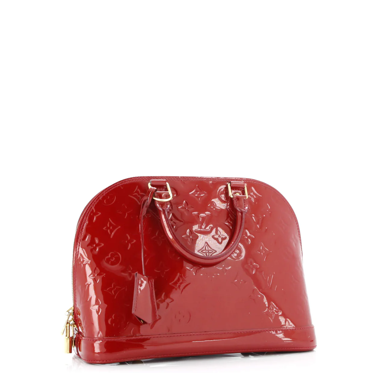 Alma Handbag Monogram Vernis PM - Deep Luxury