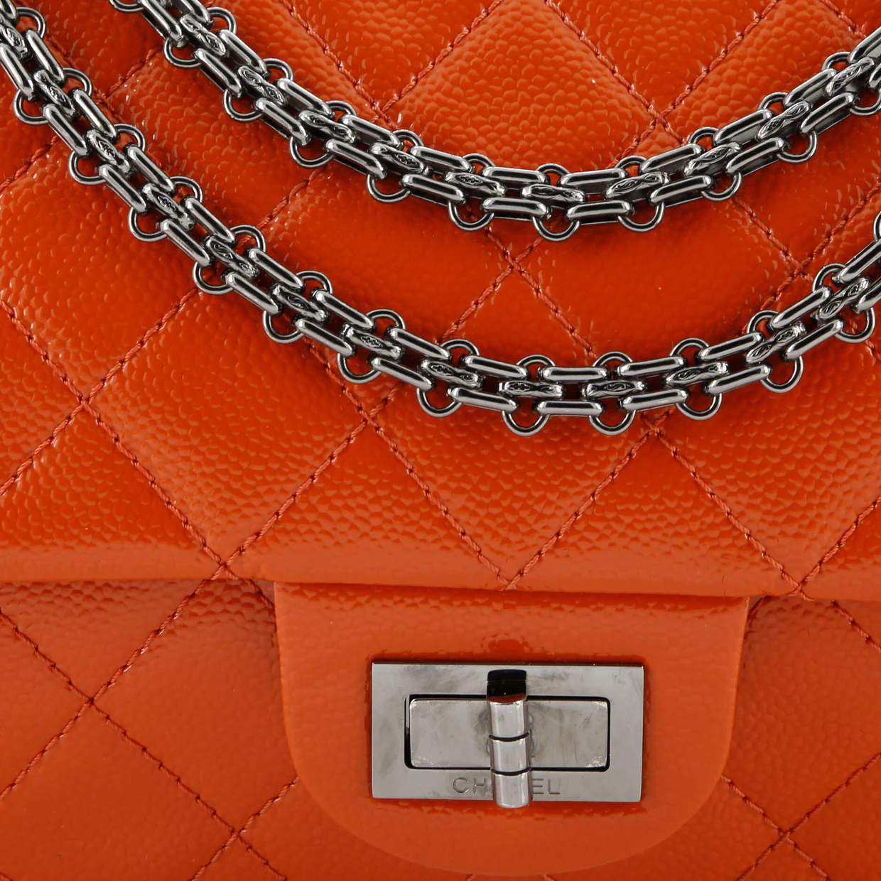 Reissue 2.55 Flap Bag Quilted Patent Caviar 226 - Deep Luxury