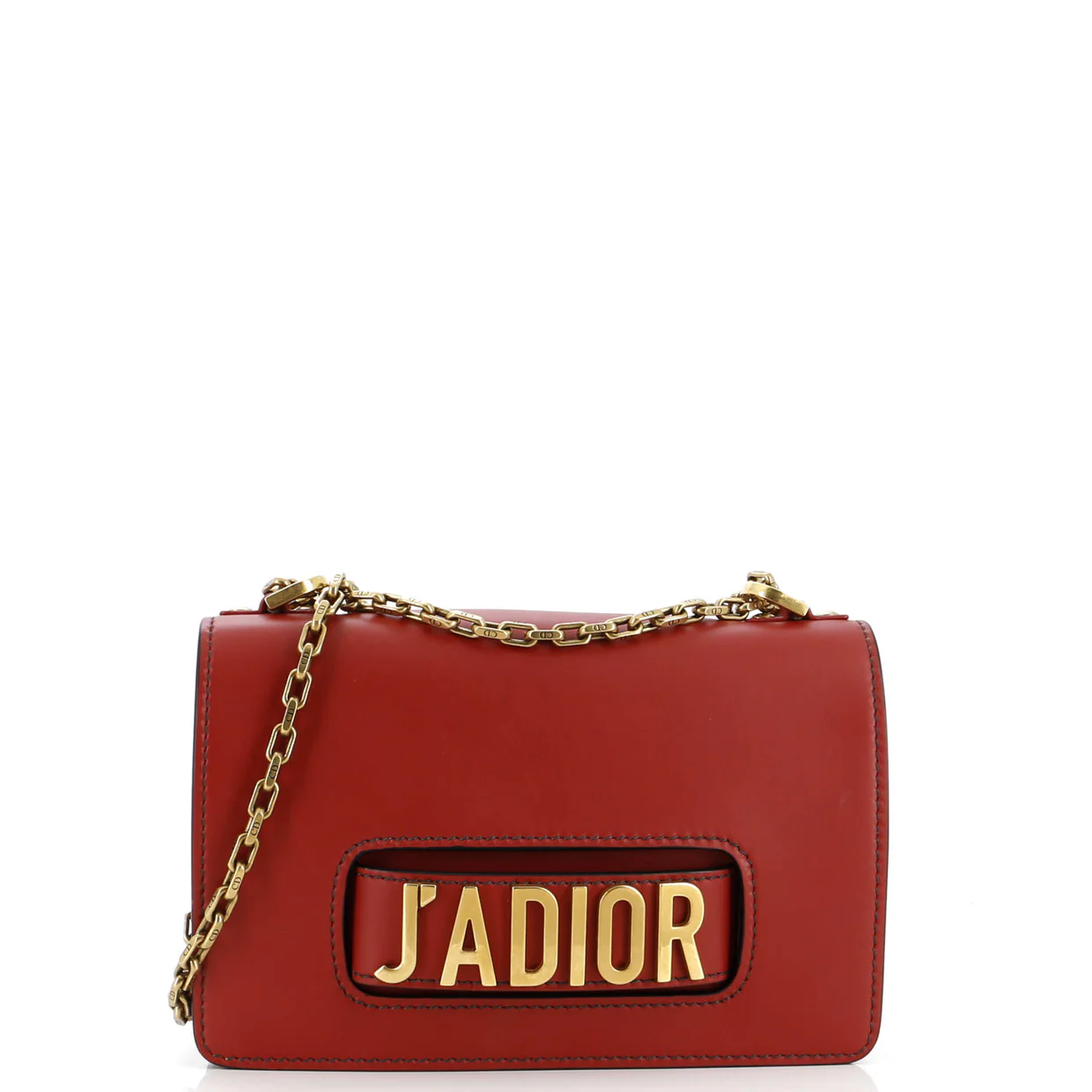 J'Adior Flap Bag Leather Medium - Deep Luxury
